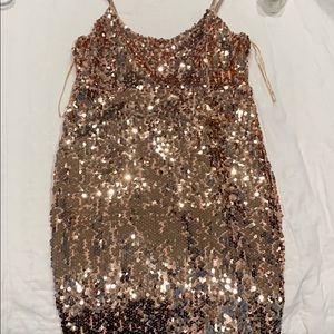 Rosie pink mini dress